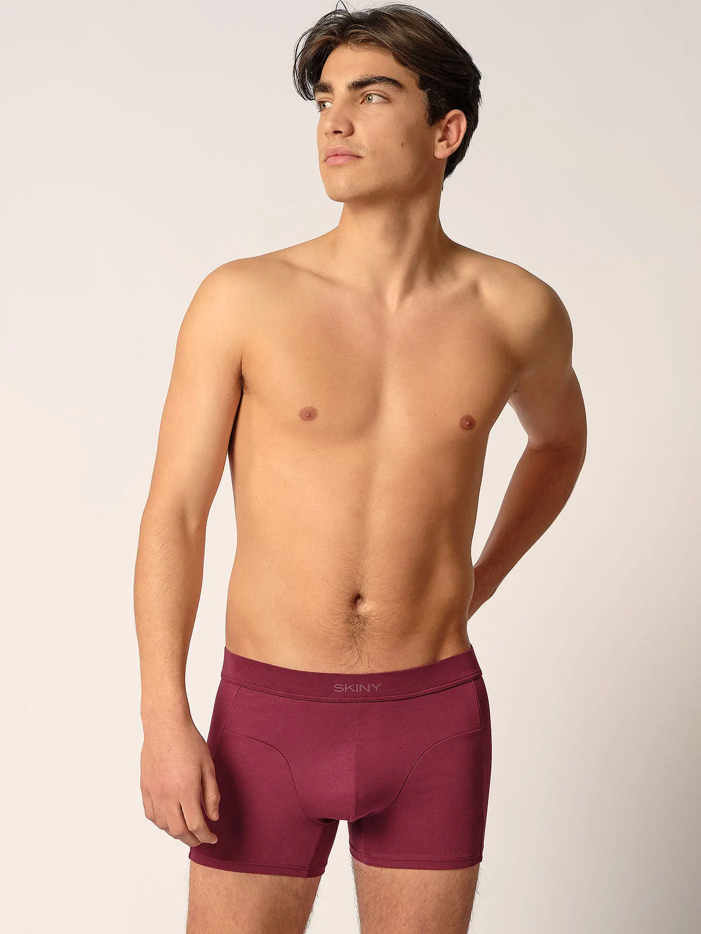 SKINY | Pants ombre blue | dunkelrot